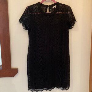 Lace shift dress